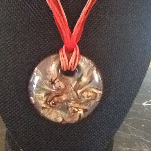 Glass Pendant Necklace - Picture 3 of 3