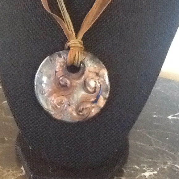 Glass Pendant Necklace - Picture 2 of 3
