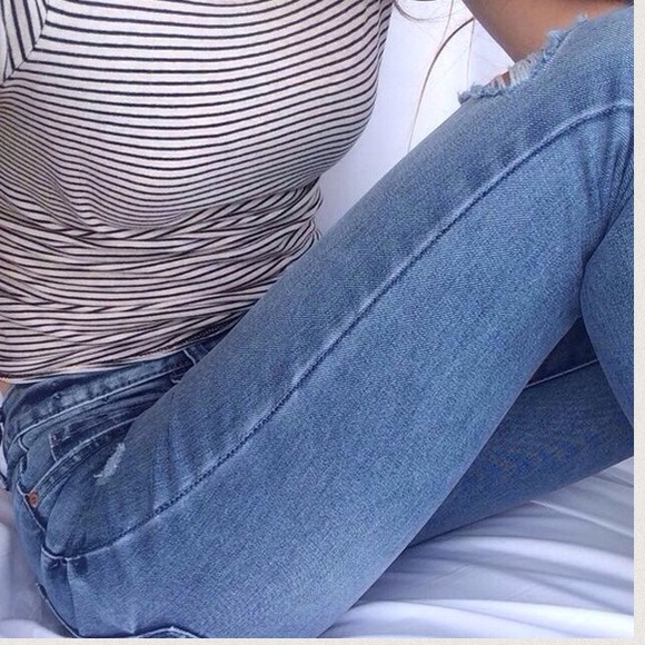 Brandy Melville Tops - TRADED ‼️ Vintage Striped Long Sleeve