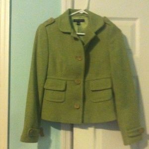 Cute green wool coat