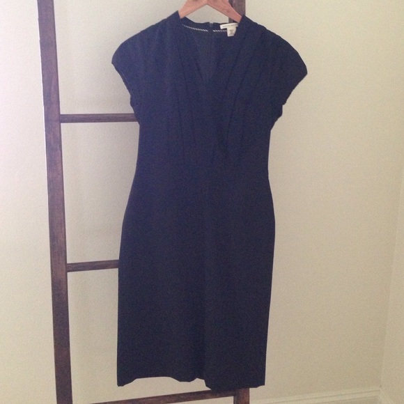 Black sheath dress