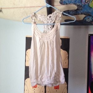 White tank top