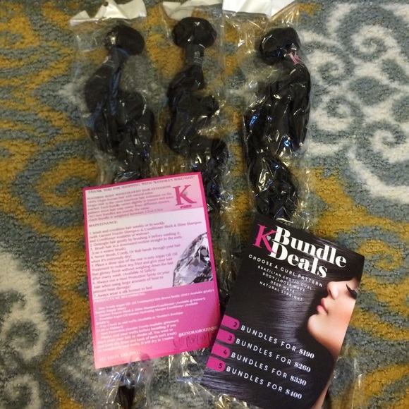 HOLD❤️Kendra's Boutique virgin hair extensions-NEW