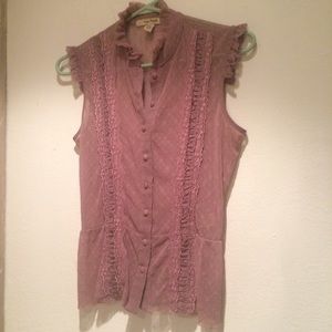 sheer frilly Free People too