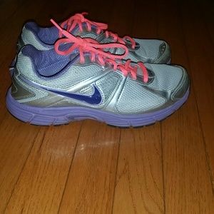 Purple/gray Nike running shoes size 8.5