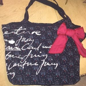 Authentic juicy couture school bag!