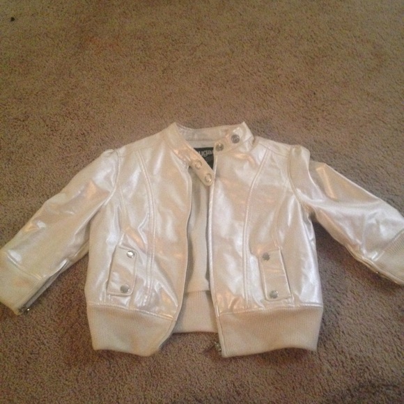Pearl leather jacket