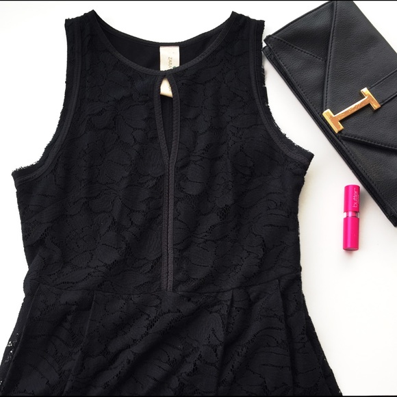 Zara Dresses & Skirts - Zara Black Crochet Dress