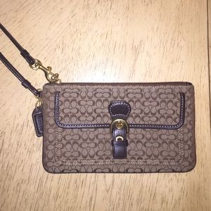 Authentic coach wristlet