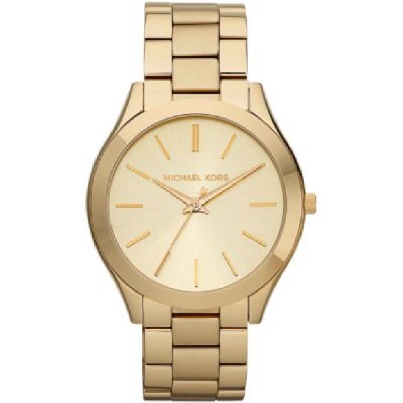 Gold MK watch