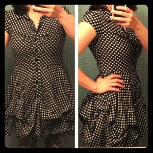 Polka dot retro style cupcake dress