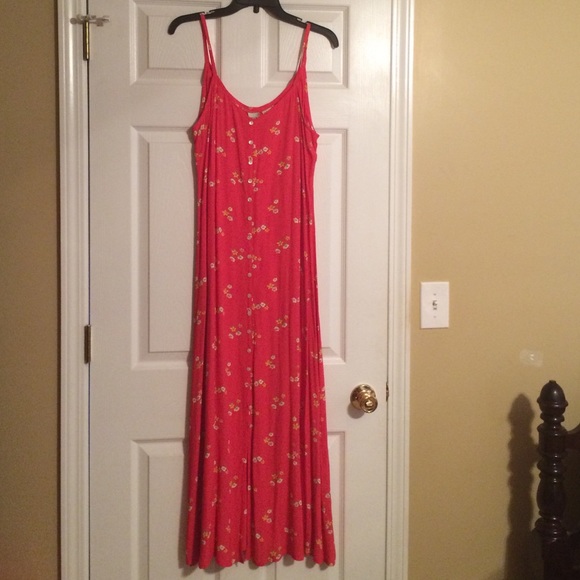 ❤️Long Orange Dress