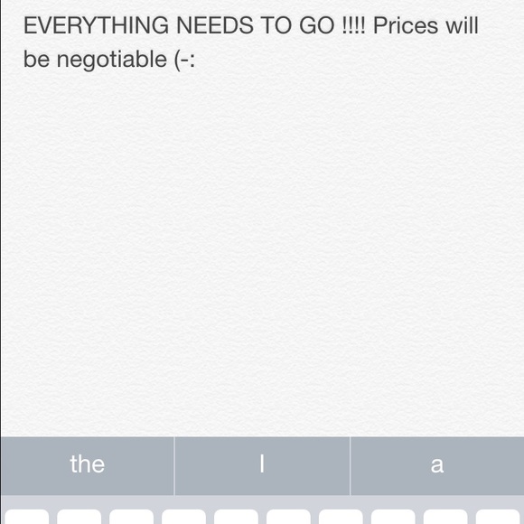 EVERYTHING NEEDS TO GO!!