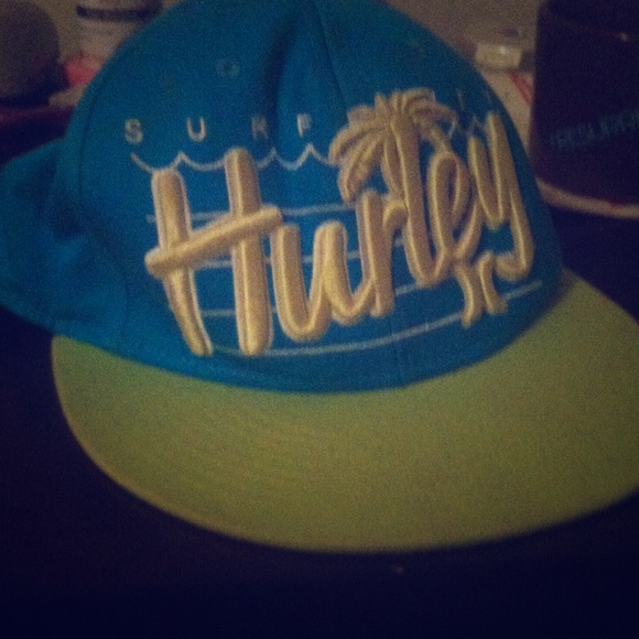 A blue and yellow Hurley snapchat.