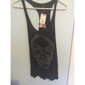 Black skull tank 💀 NWT