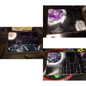Custom Spray paint art.