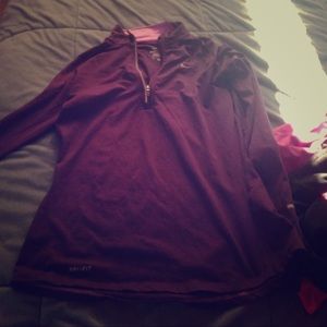 So cute! Purple Nike dri-fit jacket