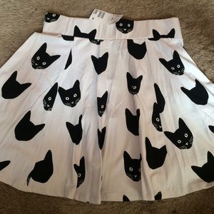 Cute cat skirt.