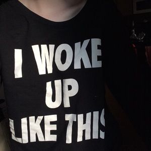Tumblr "I woke up like this" crewneck
