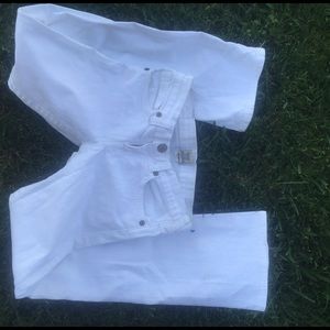 True religion white skinny jean