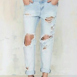 One Teaspoon Lonely Boy Distressed Jeans