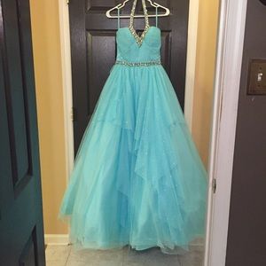 Baby blue princess dress!