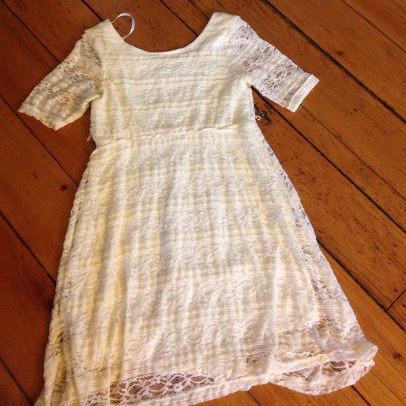 Off white lace dress
