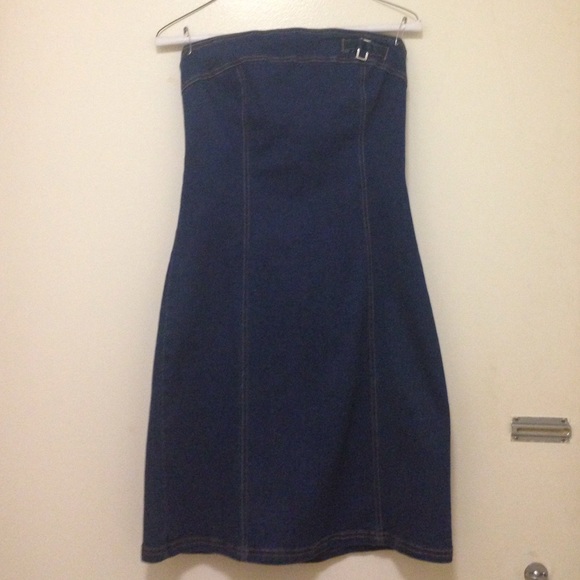 Denim Bustier Dress by California Concepts