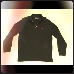 Men's Polo Ralph Lauren Green Quarter Zip, M