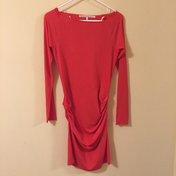 Gorgeous coral color dress
