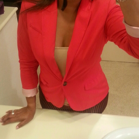 Deep Orange Blazer