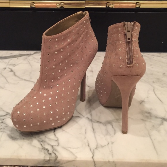 Nude booties