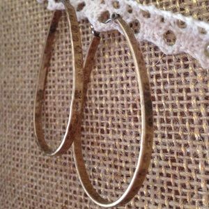 Lucky Brand Gold Hoop Earrings