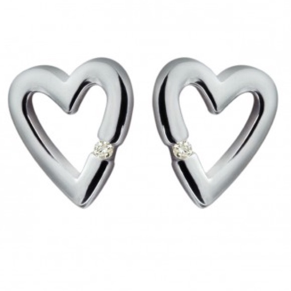 Hot Diamonds "Head Over Heels" Silver Earrings ❤️