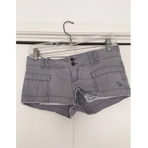 GREY A&F SHORTS