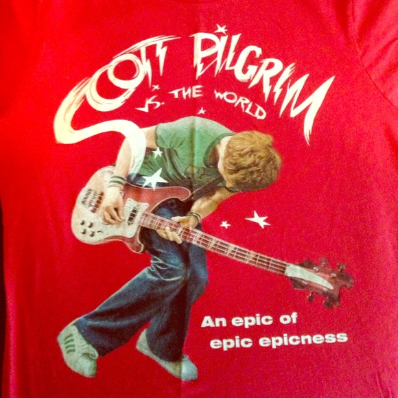 Large women's Scott Pilgrim tee. Light worn.