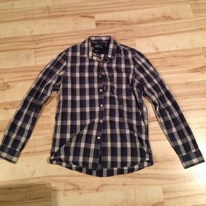 Men's Navy Blue American Eagle Dress Shirt