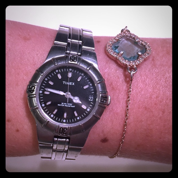 Timex watch color: silver women's or children