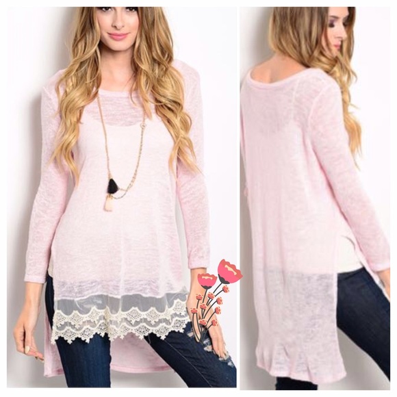 ADORABLE HIGH-LOW LIGHT SWEATERS - Picture 2 of 4