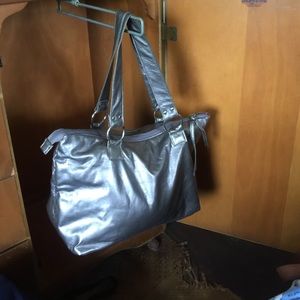 Pewter tote bag