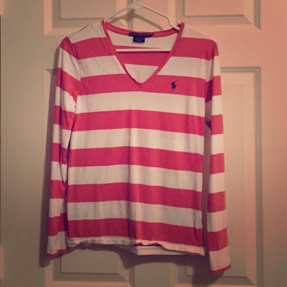 Ralph Lauren sport long sleeve striped shirt