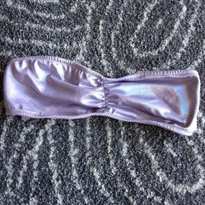 PINK vs holographic bandeau bra