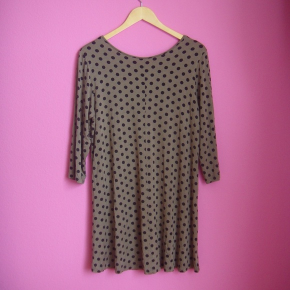 🚫SOLD IN BUNDLE🚫Green polka dot dress - Picture 3 of 3