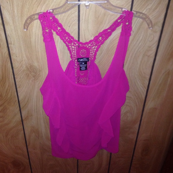 Bright colored patterned tank!