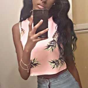 Pineapple crop top