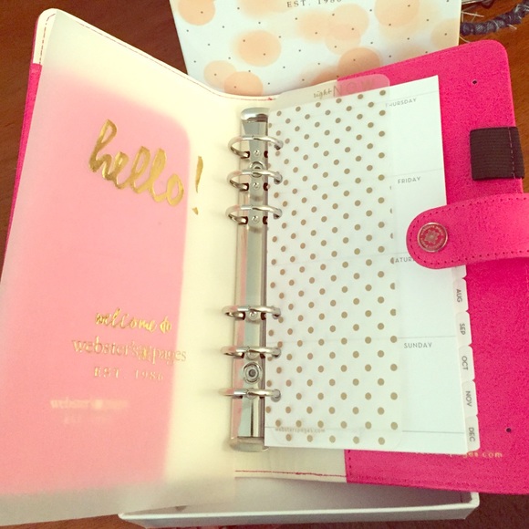 Webster's pages ColorCrush NEW DK Pink Planner
