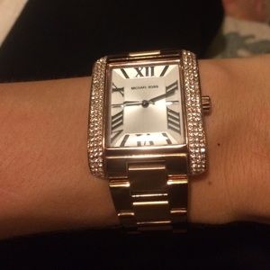 Rose gold Michael Kors watch
