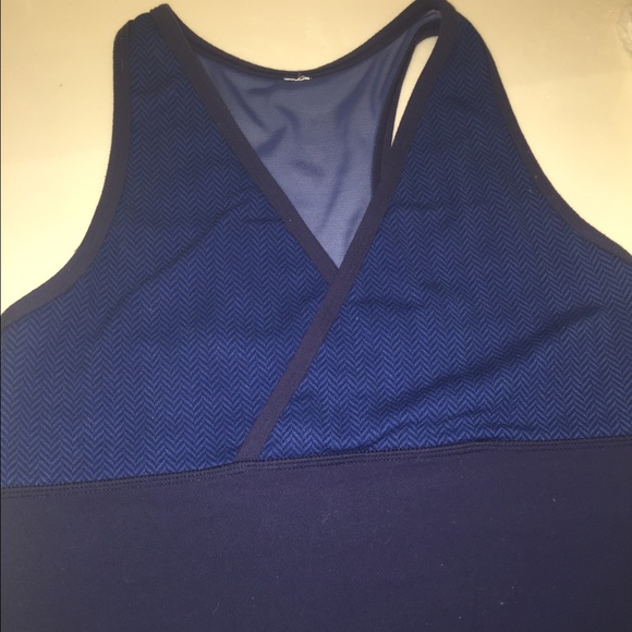 Lululemon blue deep v tank