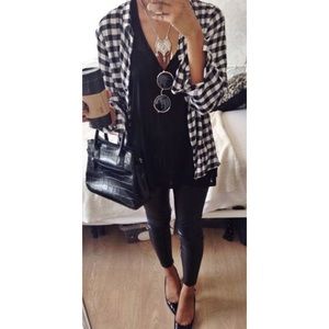 Black & White Flannel ☁️