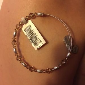 Brand new light pink and silver Alex and Ani